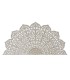 Cabeceira de Cama Modelo Mandala - Madeira de Manga e MDF Natural 182x2x90 cm